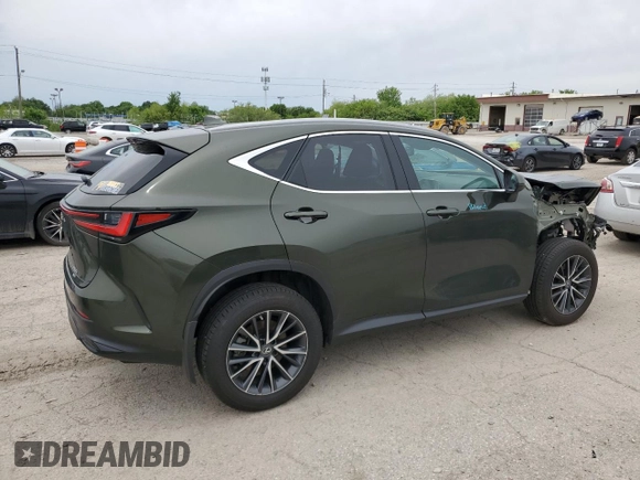2023 Lexus NX with VIN 2T2ADCEZ7PC003362, listed as a Copart auction lot 53374674 with 8,735 mi miles and Salvage Title. Bid and sale history available at carsss.com. Image 3.