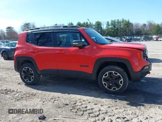 2016 Jeep Renegade Trailhawk with VIN ZACCJBCT1GPE28594, listed as a IAAI auction lot 42099461 with 120,117 mi miles and . Bid and sale history available at carsss.com. Image 13.