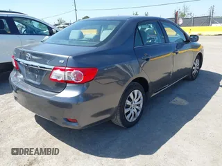 2013 Toyota Corolla L with VIN 2T1BU4EE4DC110876, listed as a IAAI auction lot 42063893 with 364,432 mi miles. Bid and sale history available at carsss.com. Image 4.