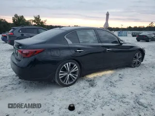 2023 Infiniti Q50 Sensory z VIN JN1EV7CP5PM511959, wystawiony jako Copart lot #70436554 z przebiegiem 26 063 mil mil oraz Czysty tytuł • Clean title. Historia ofert i sprzedaży dostępna na DreamBid. Obrazek 3.