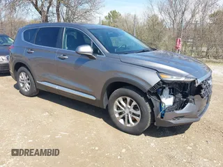 2019 Hyundai Santa Fe SE z VIN 5NMS2CAD5KH016378, wystawiony jako IAAI lot #42106871 z przebiegiem 160 889 mil mil oraz . Historia ofert i sprzedaży dostępna na DreamBid. Obrazek 1.