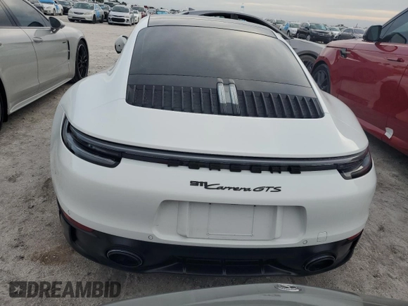 2022 Porsche 911 Carrera S with VIN WP0AB2A90NS221598, listed as a Copart auction lot 76089734 with 0 mi miles and Non Repairable. Bid and sale history available at carsss.com. Image 6.