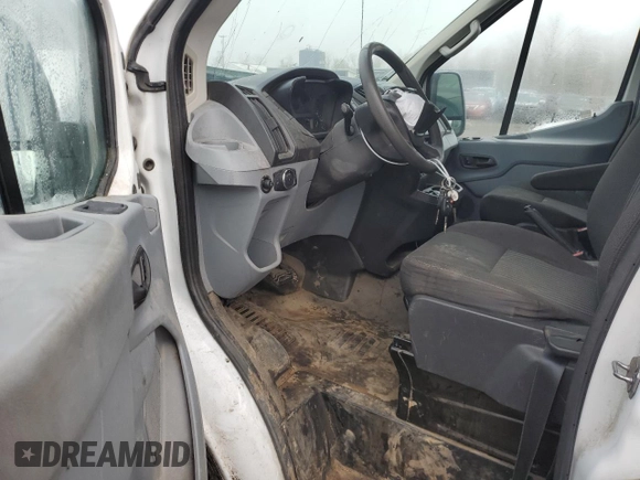 2017 Ford Transit with VIN 1FTYE2CM5HKA89613, listed as a Copart auction lot 50352255 with Not Provided miles and Salvage Title. Bid and sale history available at carsss.com. Image 8.