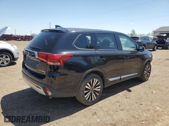 2019 Mitsubishi Outlander SE with VIN JA4AD3A34KZ049567, listed as a Copart auction lot 57341475 with 197,076 mi miles and Clean title. Bid and sale history available at DreamBid. Image 3.