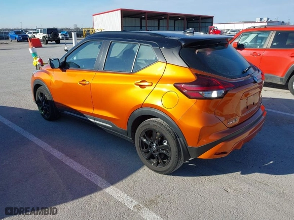 2021 Nissan Kicks SR with VIN 3N1CP5DV0ML563668, listed as a IAAI auction lot 41092426 with 12,084 mi miles. Bid and sale history available at carsss.com. Image 3.