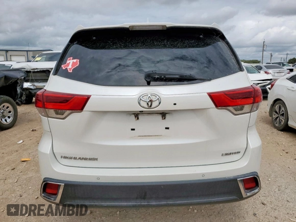2019 Toyota Highlander Limited with VIN 5TDYZRFH5KS291167, listed as a Copart auction lot 62965055 with 136,801 mi miles and Clean title. Bid and sale history available at DreamBid. Image 6.