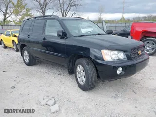 2001 Toyota Highlander with VIN JTEGF21AX10014128, listed as a IAAI auction lot 42053732 with 90,000 mi miles. Bid and sale history available at carsss.com. Image 1.