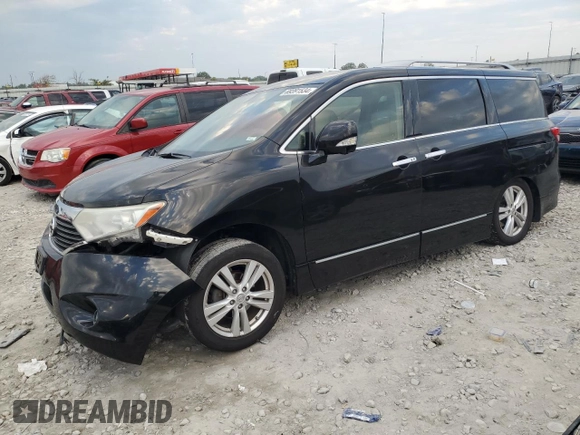 2015 Nissan Quest SV with VIN JN8AE2KP4F9126754, listed as a Copart auction lot 69391534 with 109,082 mi miles and Salvage Title. Bid and sale history available at carsss.com. Image 1.