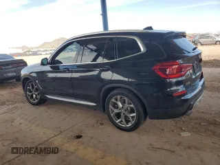 2020 BMW X3 sDrive30i with VIN 5UXTY3C03L9B65481, listed as a Copart auction lot 50918445 with 44,611 mi miles and Salvage Title. Bid and sale history available at carsss.com. Image 2.