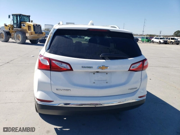 2021 Chevrolet Equinox Premier with VIN 3GNAXNEV2MS129364, listed as a Copart auction lot 45641915 with 77,938 mi miles and Salvage Title. Bid and sale history available at carsss.com. Image 6.