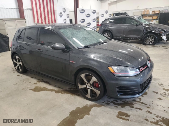 2017 Volkswagen Golf GTI S with VIN 3VW447AU3HM007465, listed as a Copart auction lot 52369605 with 99,619 mi miles and Salvage Title. Bid and sale history available at carsss.com. Image 4.