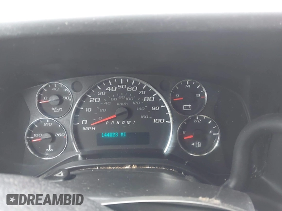 2015 Chevrolet Express Cargo Van with VIN 1GCWGFCFXF1259591, listed as a IAAI auction lot 42029679 with 144,023 mi miles. Bid and sale history available at carsss.com. Image 7.