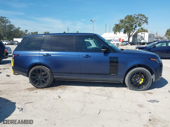 2021 Land Rover Range Rover with VIN SALGS5SE9MA440788, listed as a IAAI auction lot 41441609 with 15,850 mi miles. Bid and sale history available at carsss.com. Image 13.