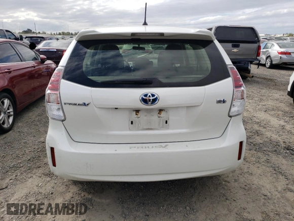 2017 Toyota Prius v Two with VIN JTDZN3EU0HJ070917, listed as a Copart auction lot 50541165 with 13,177 mi miles and Salvage Title. Bid and sale history available at carsss.com. Image 6.
