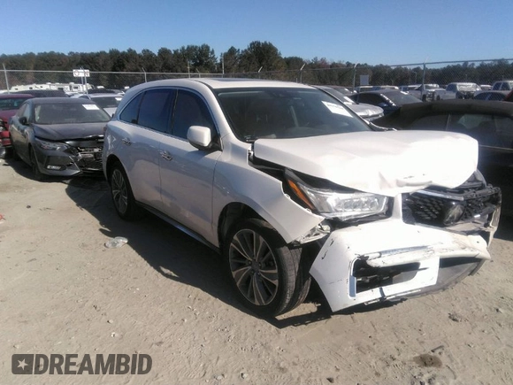 2018 Acura MDX w/Technology Pkg with VIN 5J8YD4H57JL016650, listed as a IAAI auction lot 40979704 with 82,980 mi miles. Bid and sale history available at carsss.com. Image 1.