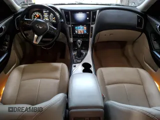 2020 Infiniti Q50 Luxe with VIN JN1EV7AP3LM200611, listed as a Copart auction lot 60059815 with 80,678 mi miles and Salvage title. Bid and sale history available at DreamBid. Image 8.
