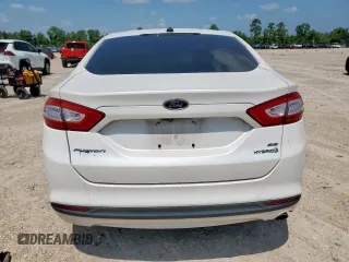 2014 Ford Fusion SE Hybrid with VIN 3FA6P0LU1ER110489, listed as a Copart auction lot 58364095 with 112,605 mi miles and Salvage title. Bid and sale history available at DreamBid. Image 6.