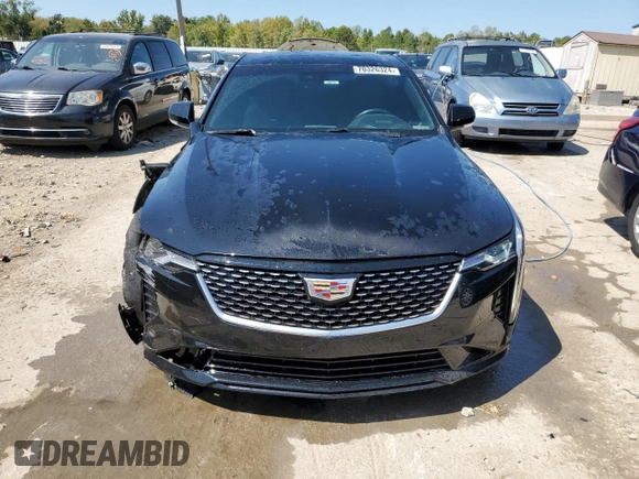 2021 Cadillac CT4 Premium Luxury with VIN 1G6DB5RK0M0111184, listed as a Copart auction lot 70326324 with 45,859 mi miles and Salvage Title. Bid and sale history available at DreamBid. Image 5.