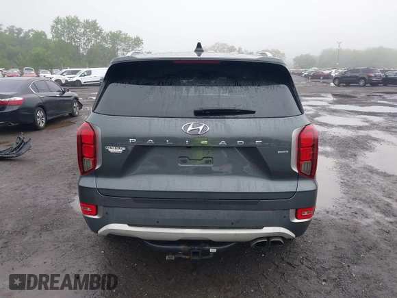 2022 Hyundai Palisade SEL with VIN KM8R4DHE3NU377999, listed as a IAAI auction lot 42258833 with 41,216 mi miles and . Bid and sale history available at DreamBid. Image 16.
