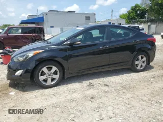 2012 Hyundai Elantra Limited z VIN KMHDH4AE8CU386929, wystawiony jako Copart lot #58953575 z przebiegiem 139 348 mil mil oraz Szkoda całkowita • Salvage title. Historia ofert i sprzedaży dostępna na DreamBid. Obrazek 1.