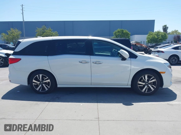2018 Honda Odyssey Elite with VIN 5FNRL6H92JB005420, listed as a IAAI auction lot 42193696 with 78,623 mi miles and . Bid and sale history available at DreamBid. Image 14.