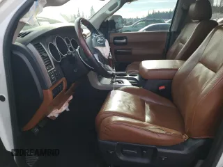 2017 Toyota Sequoia Platinum with VIN 5TDDY5G14HS148117, listed as a Copart auction lot 41897185 with 146,637 mi miles and Salvage Title. Bid and sale history available at carsss.com. Image 7.