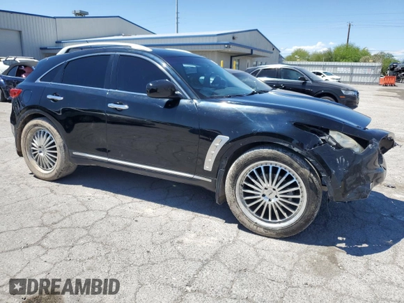 2009 Infiniti FX with VIN JNRAS18U99M101510, listed as a Copart auction lot 56075925 with 224,277 mi miles and Salvage title. Bid and sale history available at DreamBid. Image 4.