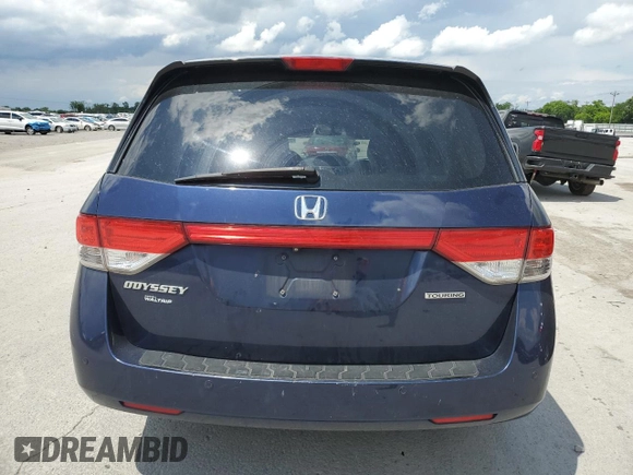 2014 Honda Odyssey Touring with VIN 5FNRL5H95EB044504, listed as a Copart auction lot 59228035 with 259,035 mi miles and Clean title. Bid and sale history available at DreamBid. Image 6.