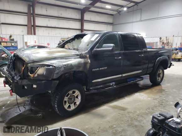 2006 Dodge Ram 2500 SLT with VIN 3D7KS29C06G261988, listed as a Copart auction lot 89102345 with 0 mi miles and Non Repairable. Bid and sale history available at carsss.com. Image 1.