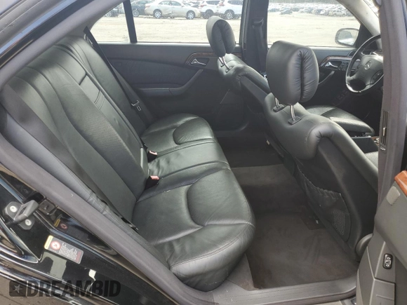 2001 Mercedes-Benz S-Class with VIN WDBNG75J11A215876, listed as a Copart auction lot 45164495 with 198,752 mi miles and Salvage Title. Bid and sale history available at carsss.com. Image 10.