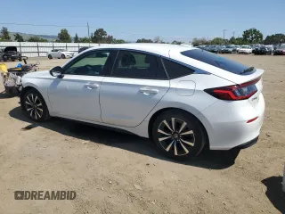 2024 Honda Civic EX-L z VIN 19XFL1H71RE010212, wystawiony jako Copart lot #54681695 z przebiegiem 12 221 mil mil oraz Szkoda całkowita • Salvage title. Historia ofert i sprzedaży dostępna na DreamBid. Obrazek 2.
