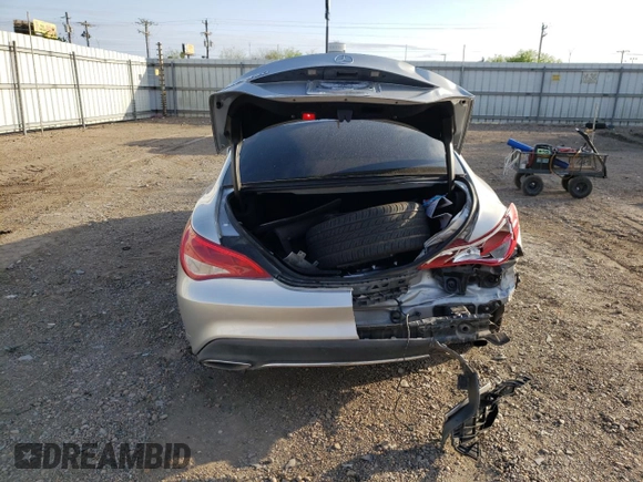 2017 Mercedes-Benz CLA with VIN WDDSJ4EB4HN465411, listed as a Copart auction lot 40597663 with 62,809 mi miles. Bid and sale history available at carsss.com. Image 6.