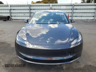 2025 Tesla Model 3 Long Range with VIN 5YJ3E1EA1SF938356, listed as a Copart auction lot 50609695 with 807 mi miles and Salvage Title. Bid and sale history available at DreamBid. Image 5.