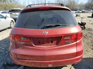 2007 Acura RDX Tech Pkg with VIN 5J8TB18517A016050, listed as a Copart auction lot 47258955 with 0 mi miles and Salvage Title. Bid and sale history available at carsss.com. Image 6.