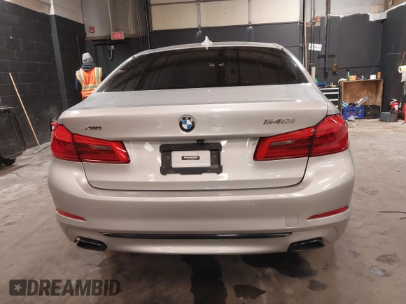 2018 BMW 5 Series 540i xDrive with VIN WBAJE7C53JWD52669, listed as a IAAI auction lot 41634800 with 89,829 mi miles and . Bid and sale history available at DreamBid. Image 16.