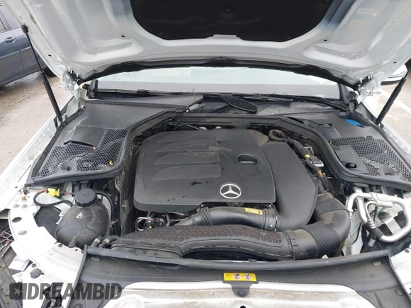 2021 Mercedes-Benz C 300 with VIN W1KWF8EB8MR604811, listed as a IAAI auction lot 41507214 with 29,349 mi miles and . Bid and sale history available at DreamBid. Image 10.