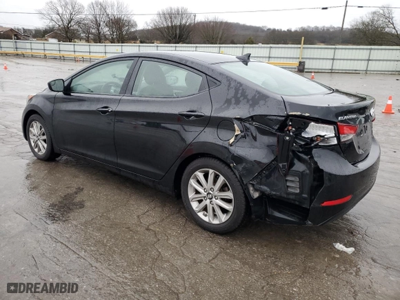 2015 Hyundai Elantra SE with VIN 5NPDH4AE0FH603361, listed as a Copart auction lot 45281865 with 106,762 mi miles and Salvage Title. Bid and sale history available at carsss.com. Image 2.