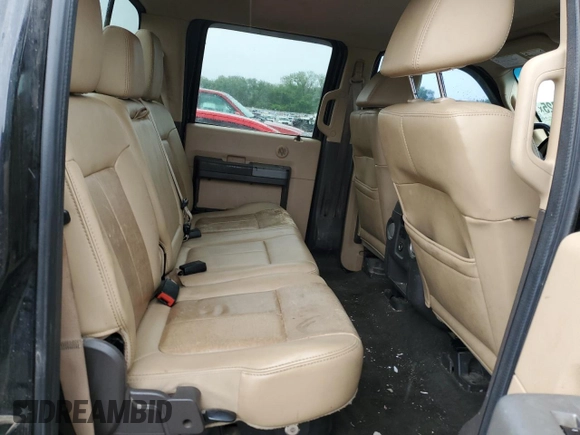 2011 Ford F-350 XL with VIN 1FT8W3BT3BEA90065, listed as a Copart auction lot 55763825 with 394,704 mi miles and Salvage title. Bid and sale history available at DreamBid. Image 10.