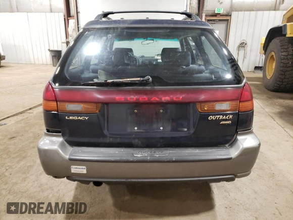 1998 Subaru Legacy Outback with VIN 4S3BG6850W7601142, listed as a Copart auction lot 57319505 with 227,489 mi miles and Salvage title. Bid and sale history available at DreamBid. Image 6.