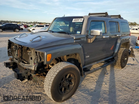 2008 Hummer H3 SUV with VIN 5GTEN13E688193085, listed as a Copart auction lot 83039714 with 106,990 mi miles and Salvage Title. Bid and sale history available at DreamBid. Image 1.