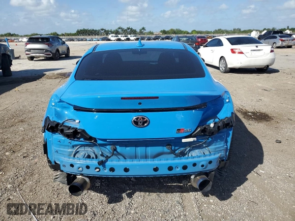 2023 Toyota GR86 with VIN JF1ZNBC11P8758861, listed as a Copart auction lot 77705634 with 11,684 mi miles and Salvage Title. Bid and sale history available at carsss.com. Image 6.