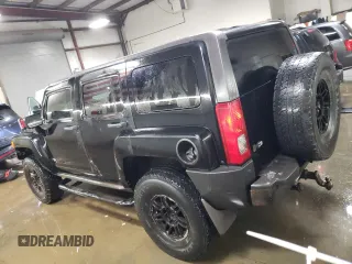 2007 Hummer H3 SUV with VIN 5GTDN13E578119621, listed as a Copart auction lot 41521255 with 142,776 mi miles and Salvage Title. Bid and sale history available at DreamBid. Image 2.