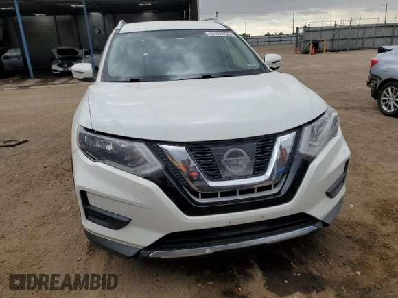 2017 Nissan Rogue SV with VIN KNMAT2MT3HP603782, listed as a Copart auction lot 57163755 with 108,676 mi miles and Salvage title. Bid and sale history available at DreamBid. Image 5.