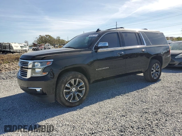 2020 Chevrolet Suburban Premier z VIN 1GNSKJKJ5LR264353, wystawiony jako Copart lot #84262724 z przebiegiem 88 085 mil mil oraz Szkoda całkowita • Salvage title. Historia ofert i sprzedaży dostępna na DreamBid. Obrazek 1.