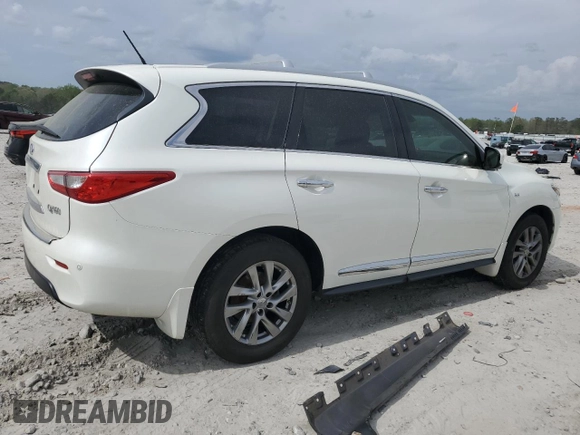 2015 Infiniti QX60 with VIN 5N1AL0MM3FC512041, listed as a Copart auction lot 51997155 with 117,620 mi miles and Salvage Title. Bid and sale history available at DreamBid. Image 3.