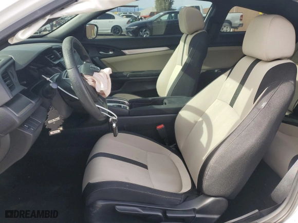 2017 Honda Civic Coupe LX-P with VIN 2HGFC4B0XHH311322, listed as a Copart auction lot 87868065 with 84,807 mi miles and Salvage Title. Bid and sale history available at carsss.com. Image 7.
