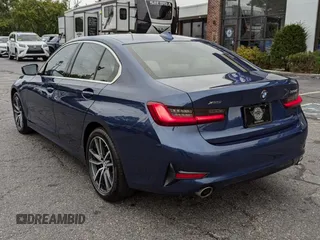2021 BMW 3 Series 330i xDrive with VIN WBA5R7C05MFL07633, listed as a Copart auction lot 44218855 with 33,325 mi miles and Clean Title. Bid and sale history available at carsss.com. Image 3.