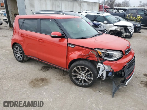 2018 Kia Soul ! with VIN KNDJX3AA2J7552004, listed as a Copart auction lot 46005634 with 105,171 mi miles and Salvage Title. Bid and sale history available at carsss.com. Image 4.