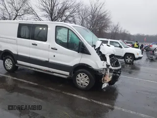 2017 Ford Transit with VIN 1FTYR1ZMXHKA92111, listed as a IAAI auction lot 41485945 with 123,850 mi miles and . Bid and sale history available at DreamBid. Image 1.
