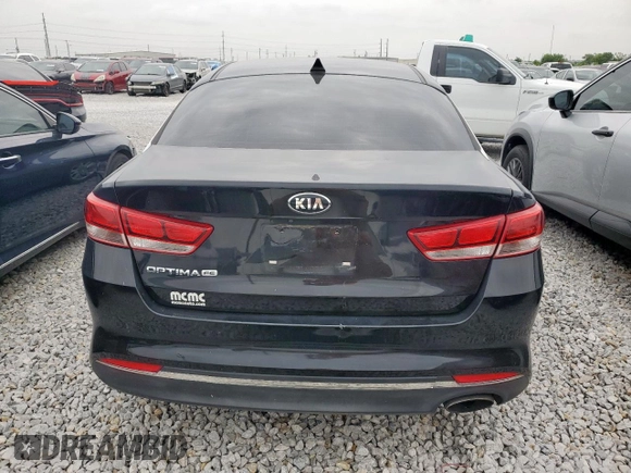 2017 Kia Optima LX with VIN 5XXGT4L32HG139088, listed as a Copart auction lot 57840865 with 115,449 mi miles and Salvage title. Bid and sale history available at DreamBid. Image 6.